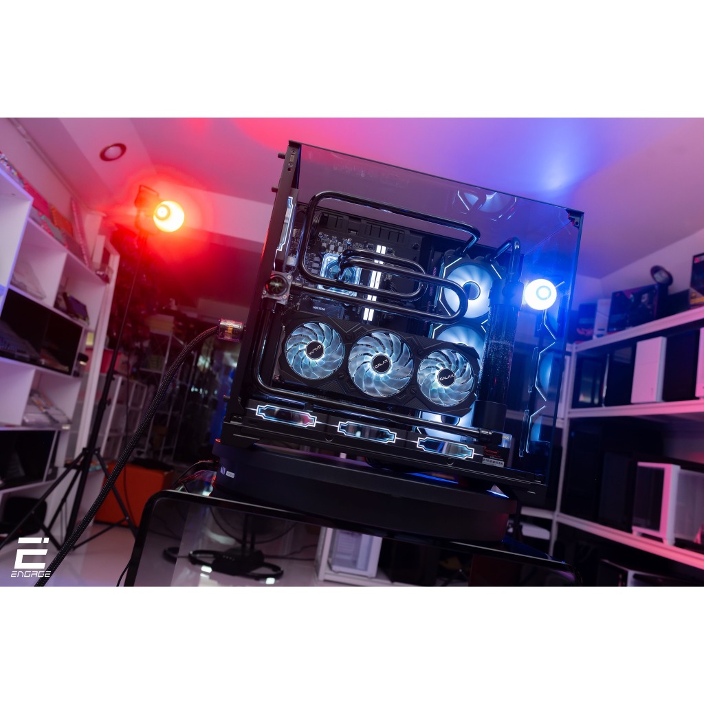 (ผ่อนชำระได้ ส่งแกรปได้ รับหน้าร้านได้ ) คอมระบบชุดน้ำเปิด (สเปค I5 12400f / rtx4060 / ram32/3200 /s