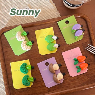 Cute 258 กิ๊บติดผม กิ๊บหนีบผมผักสุดคิ้วท์ 2 ชิ้น/แพ็ค