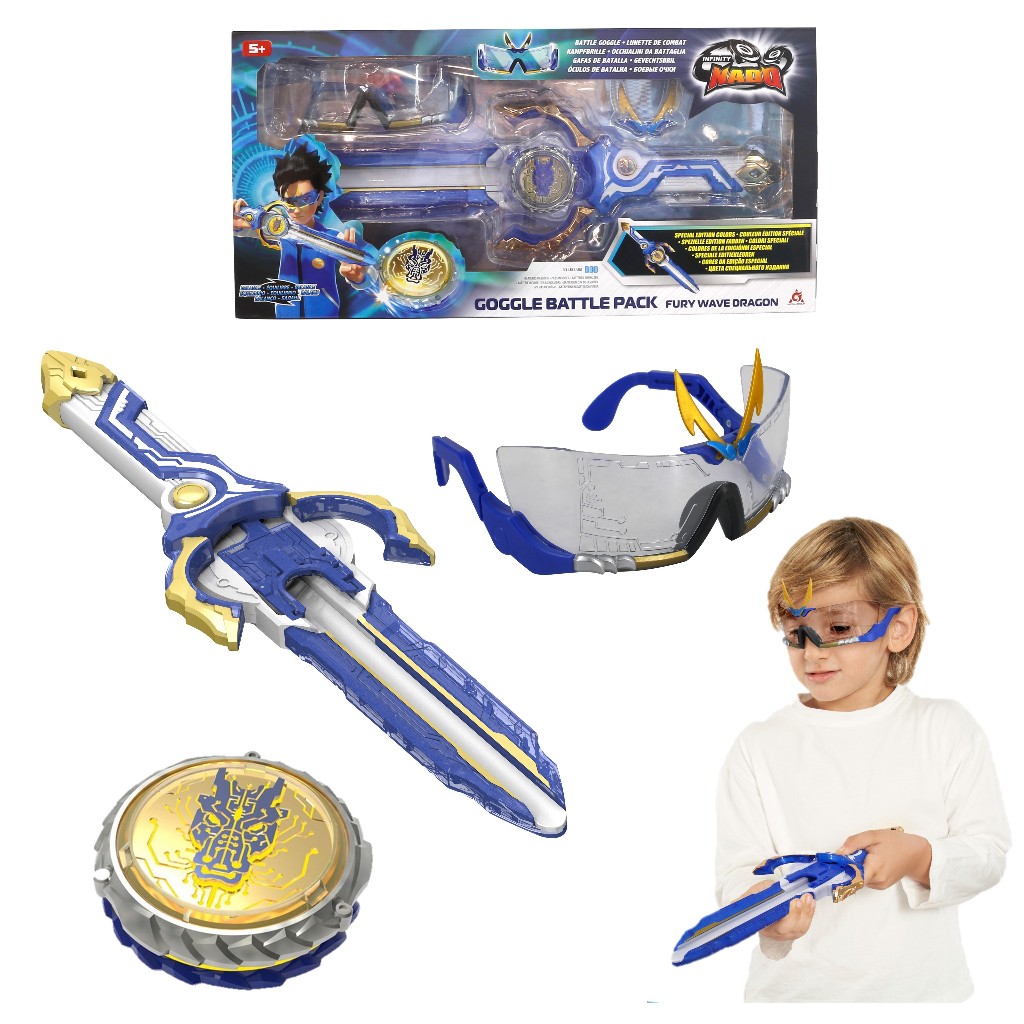 Infinity Nado 6 Goggle Battle Pack ของเล่นนาโด้ดาบลูกข่างรุ่นกอกเกิลแบทเทิ้ล รหัส ND654161