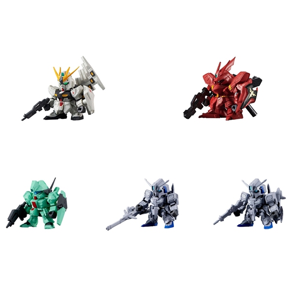 Bandai (ครบ Set 5 หัว) Gundam Gashapon Senshi Forte 09 4549660362173 (Plastic Model)