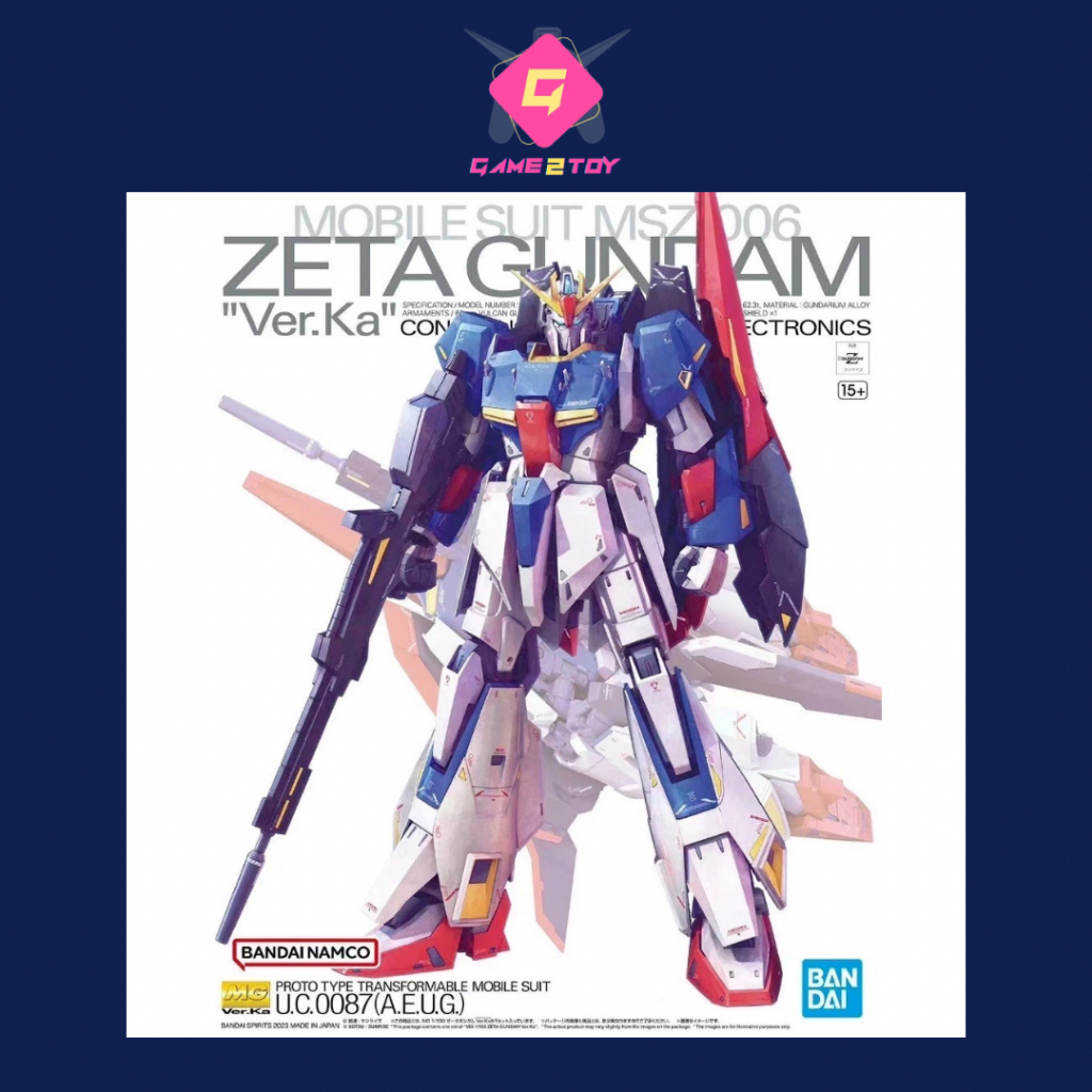 Zeta Gundam ver.ka Mg1/100  (สินค้าพร้อมส่ง)
