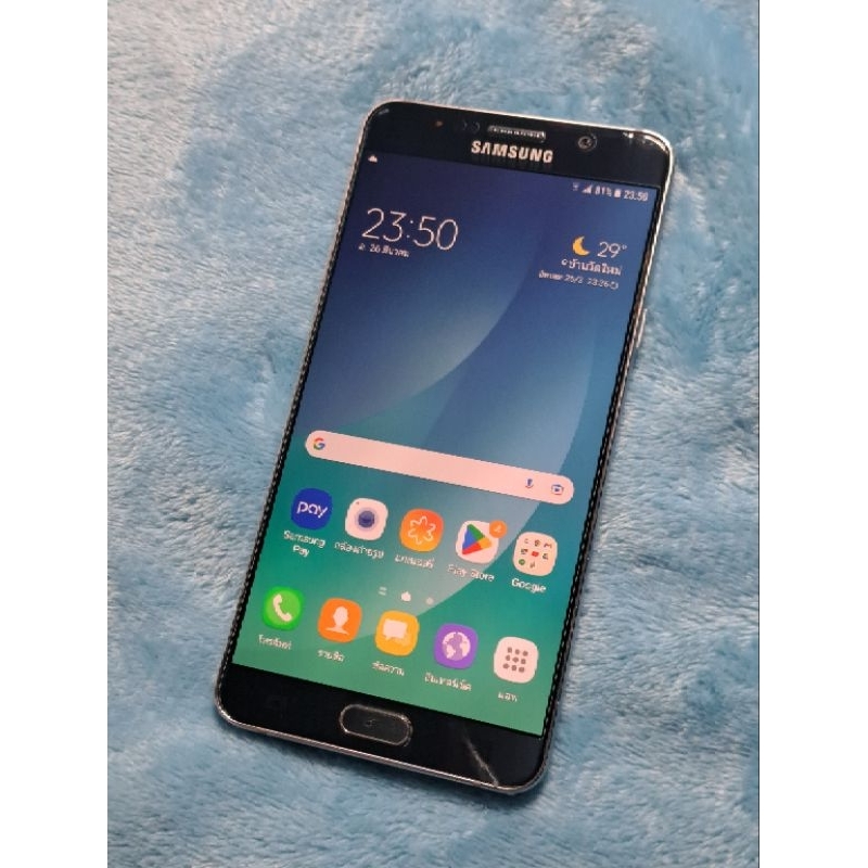 โทรศัพท์ มือสอง Samsung Galaxy Note 5 RAM 4GB Rom 64 GB