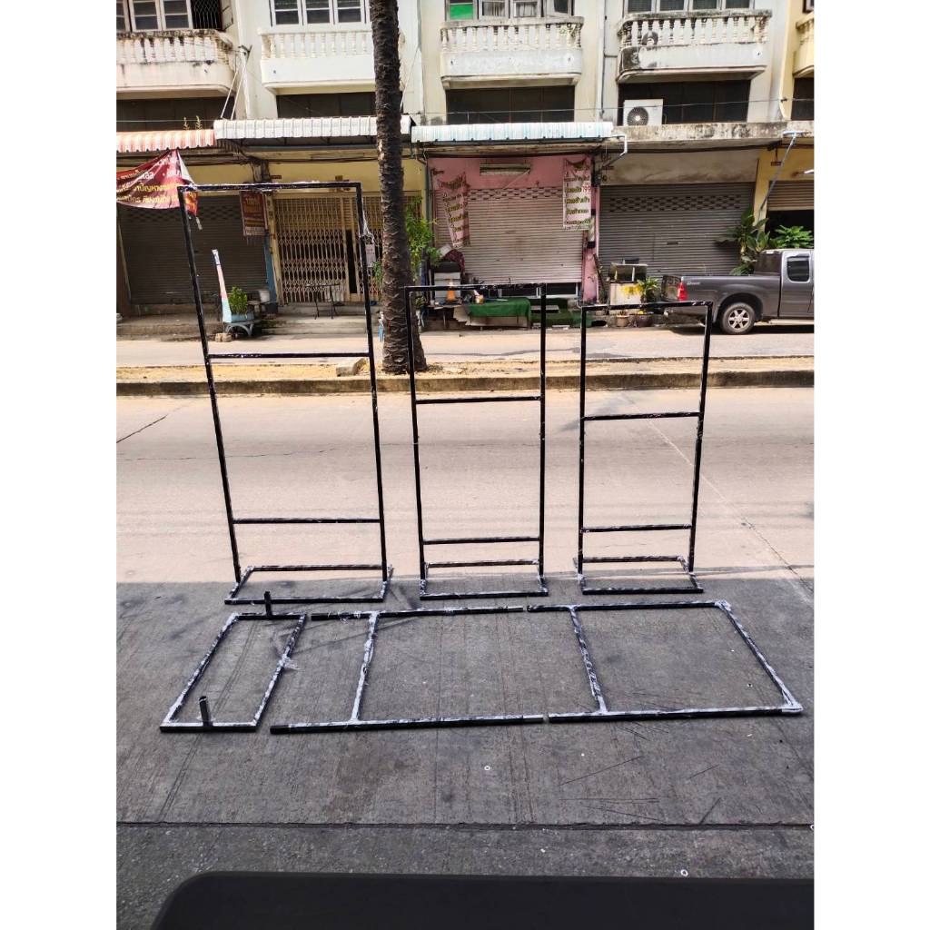 ป้ายตั้งหน้าร้านโครงเหล็ก,ป้ายหน้าร้านโครงเปล่าไม่รวมงานพิมพ์ - รูปที่ 5