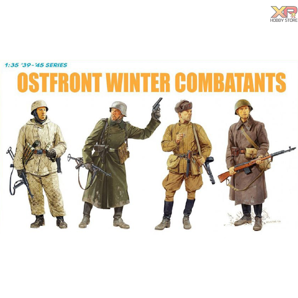 [Dragon Model] 1/35: OSTFRONT WINTER COMBATANTS (DRA 6652)