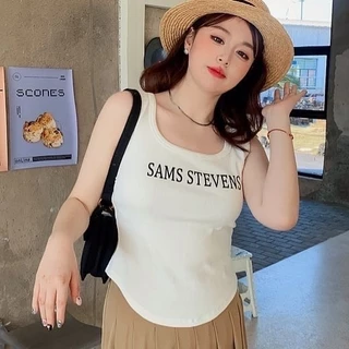 #สส1-ส่งจากไทย（2สี）เสื้อกล้ามผู้หญิง ทรงสวย คอกลม ยืดได้เยอะ ผ้านิ่ม ใส่สบายมาก