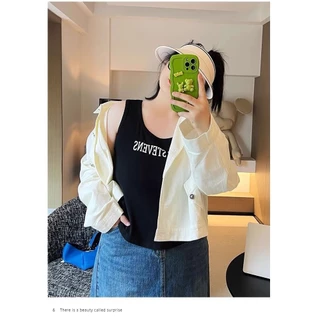 #สส1-ส่งจากไทย（2สี）เสื้อกล้ามผู้หญิง ทรงสวย คอกลม ยืดได้เยอะ ผ้านิ่ม ใส่สบายมาก