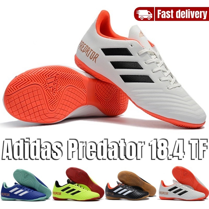 Adidas Predator 18.4TF  รองเท้าฟุตซอล รองเท้าฟุตบอลผู้ชาย กีฬากลางแจ้ง รองเท้าฟุตบอล