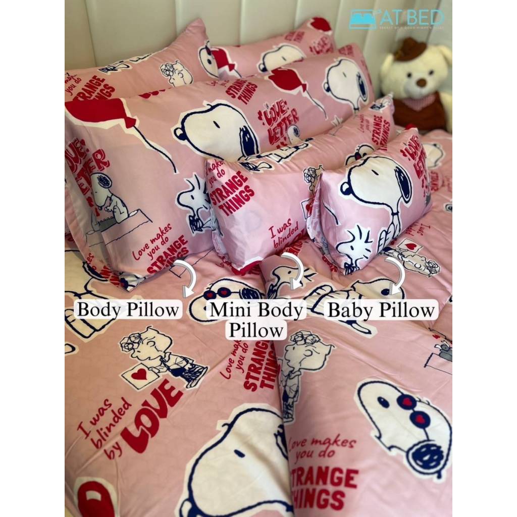 ชุดผ้าปู-ผ้าห่มนวม เนื้อผ้า Bamboo 100% ทอ 1000 เส้นด้าย ลาย Snoopy Love สินค้าลิขสิทธิ์แท้จาก USA - รูปที่ 4