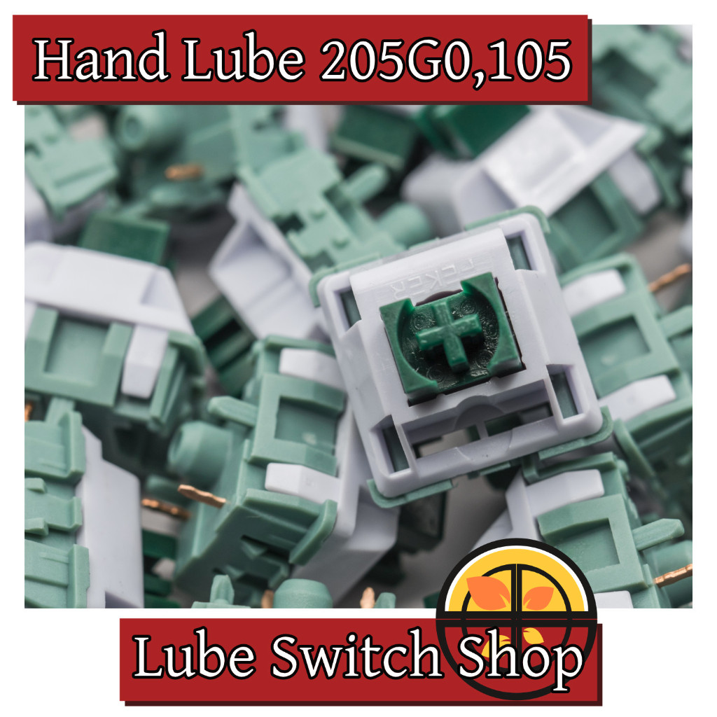 Feker Emerald Cabbage 45,70 ชิ้น ลูปแล้ว Lubed Linear Switch