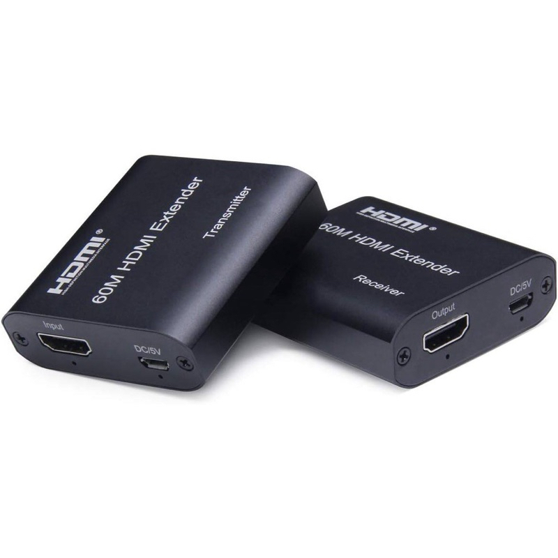 HDMI Extender 4K กล่องแปลง HDMI เป็นสายLAN CAT5E / CAT6 / CAT7 RJ45 Port ส่งไวจากไทย HDMI to LAN
