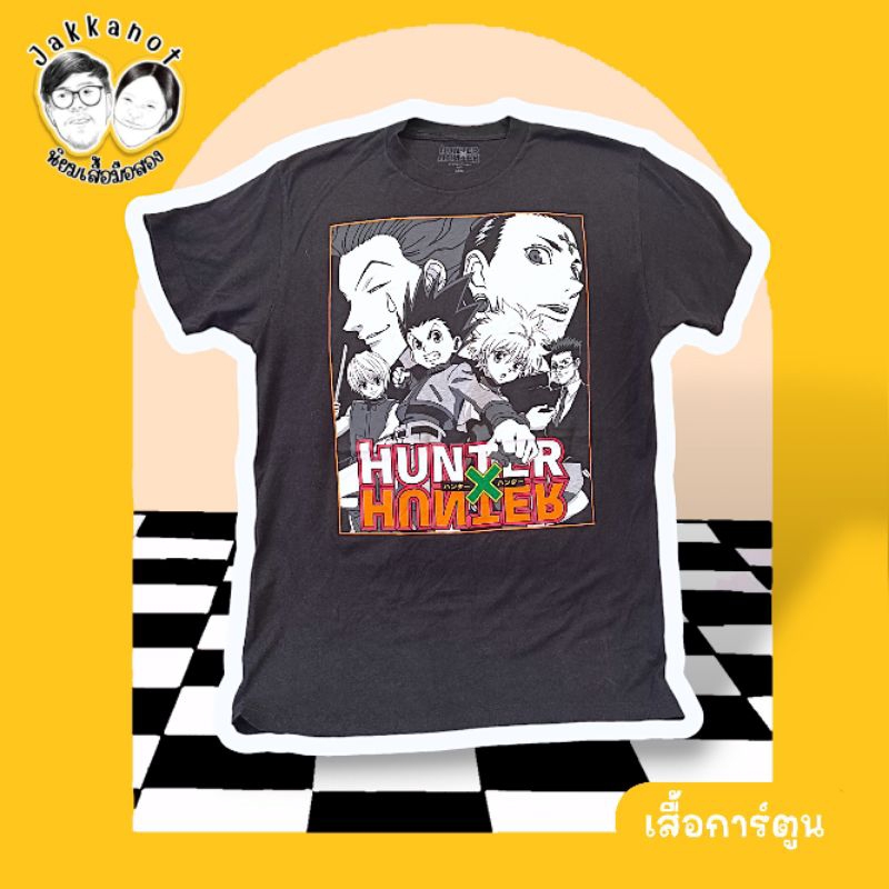 เสื้อยืดการ์ตูนอนิเมะ HunterxHunter