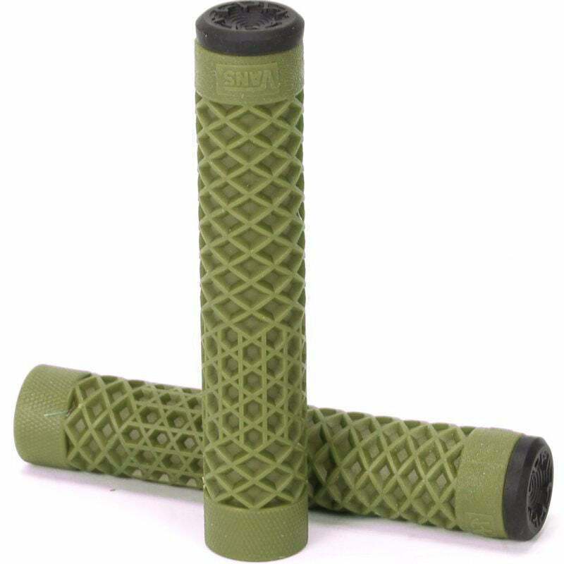 ปลอกมือจักรยาน Vans x Cult x ODI Waffle Flangeless Grips Army Green 150mm