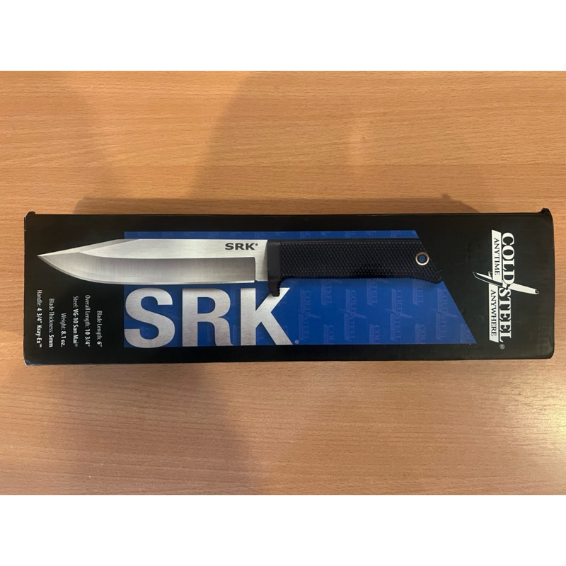 Cold Steel SRK, VG-10 San Mai, 6”, Kray-Ex Handle (New)