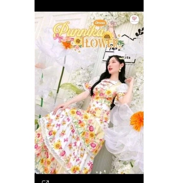 เดรส อะลัง MARAI DIAMOND ป้ายติด L สววยมากๆๆๆๆๆๆตัวปังคอลใหม่MLใส่ได้