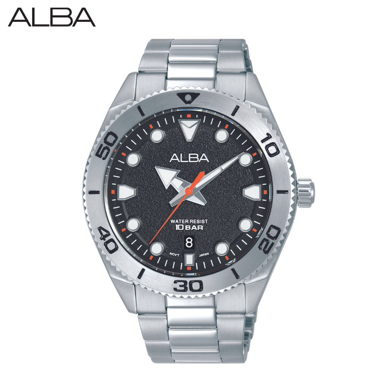 [E-tax E-Receipt] ALBA นาฬิกาข้อมือ Sportive Quartz รุ่น AS9T15X ขนาด 43 mm.