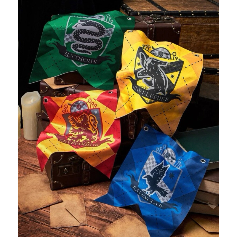 ธงประจำบ้าน 4 บ้าน Harry Potter