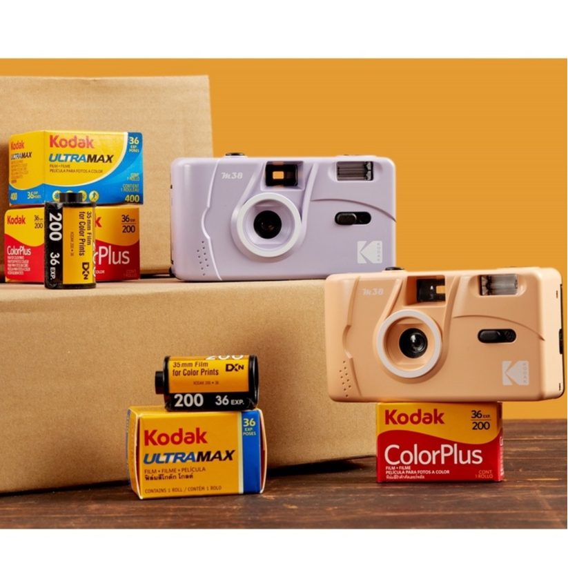 กล้องฟิล์ม Kodak M35 M38 แถมถ่าน เปลี่ยนฟิล์มได้ Reusable Film Camera 35mm 135 กล้องฟิล์มเปลี่ยนฟิล์มได้ กล้อง