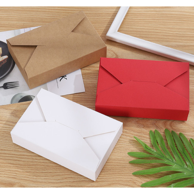 กล่องขนม ของขวัญ คุ๊กกี้ ช็อคโกแลต ผืนผ้าฝาประกบ(PA05)