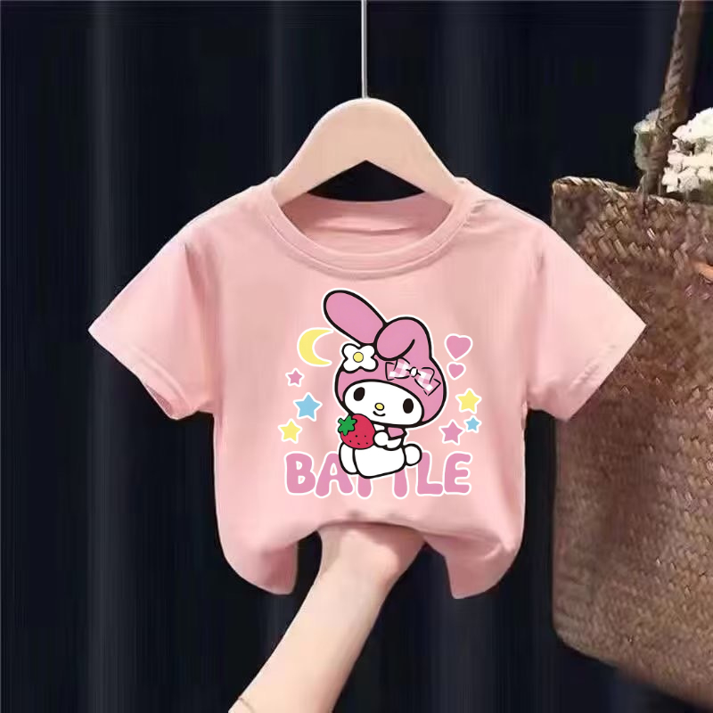 HOT 2024 เสื้อยืดเด็กพิมพ์ลายการ์ตูนน่ารักๆๆ เนื้อผ้าฝ้าย Pattern  692
