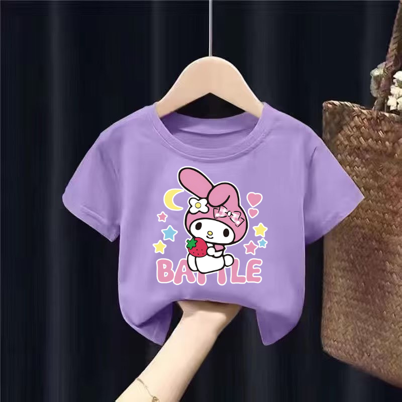 HOT 2024 เสื้อยืดเด็กพิมพ์ลายการ์ตูนน่ารักๆๆ เนื้อผ้าฝ้าย Pattern  692