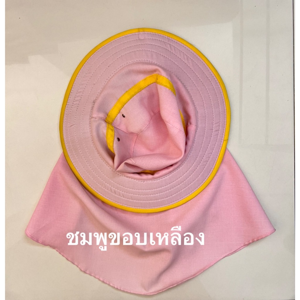 หมวกปีกรอบคลุมหน้ากันฝุ่นกันแดด รูปที่ 7