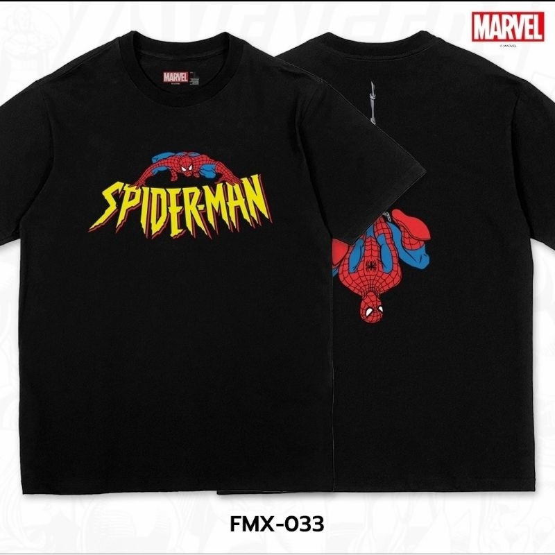 เสื้อMarvel ลาย SpiderMan ลิขสิทธิ์แท้ ( FMX-033 )