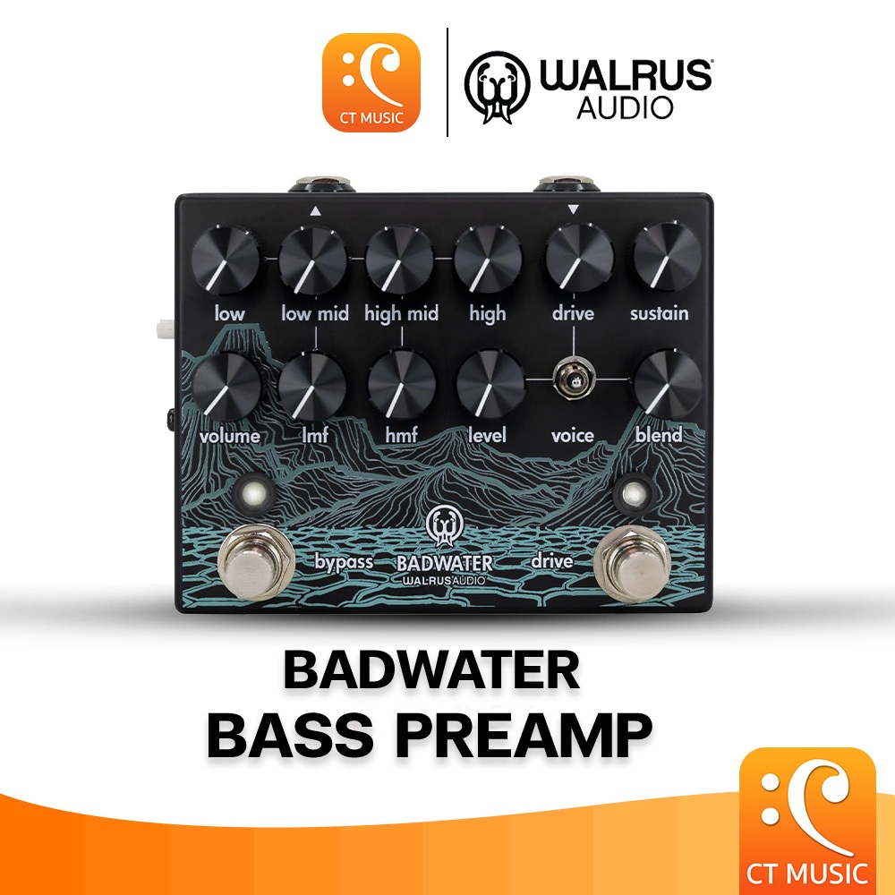 Walrus Audio Badwater Bass Preamp