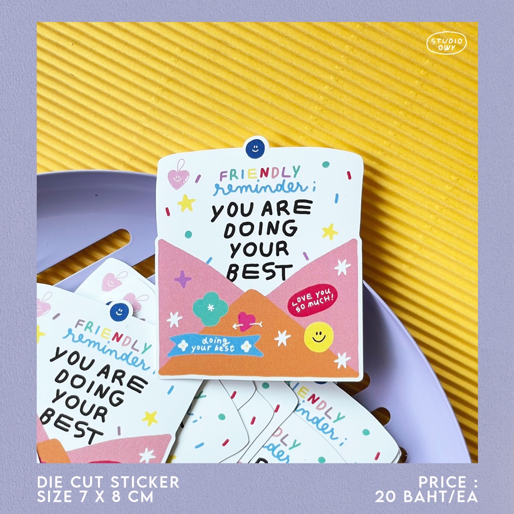 STUDIO.OWY : Sticker die cut | สติกเกอร์ขายแยกชิ้น ราคา ถูกที่สุด ดีลบีเคเค แกลเลอรีภาพที่ 2