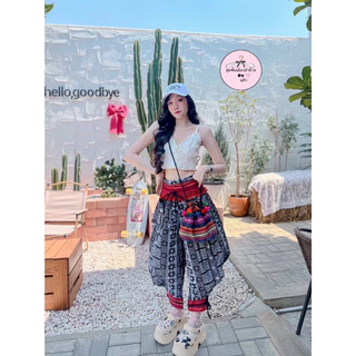 กางเกงเด็กดอย ใส่คู่กับเสื้อยึดหรือจะใส่คู่กับเสื้อสายเดี่ยวเก๋ๆ