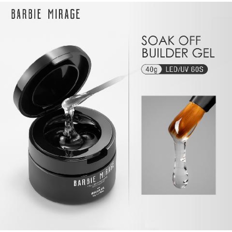 gel ต่อเล็บBarbie mirage 40g#BBMGEL