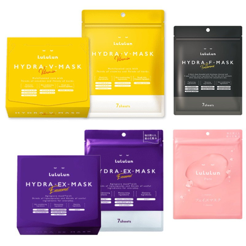 Lululun Hydra V Mask, F Mask และ Ex mask ตอบโจทย์ทุกปัญหาผิว