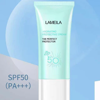 HIH shopสูตรใหม่ ครีมกันแดดนมวัว กันแดดหน้า UV SPF50+ กันเหงื่อ กันน้ำ บางเบา ซึมเร็ว