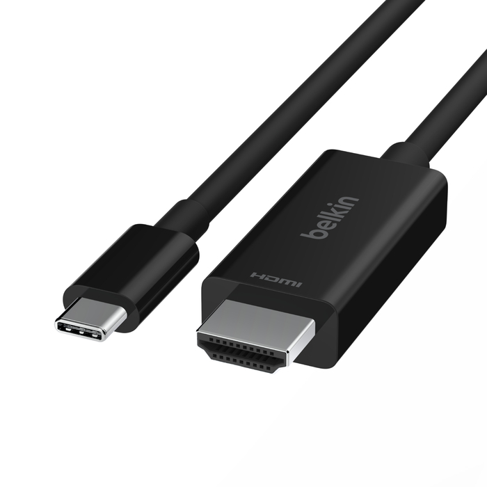 Belkin USB-C to HDMI 8K 2.1 2-เมตร เชื่อมต่อ Book,Laptop,PCหรือTablet ของคุณกับจอโปรดได้อย่างสะดวกยิ