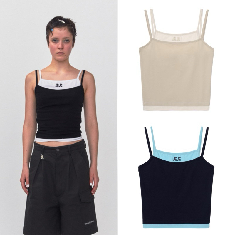 [แท้/พรีออเดอร์] REST&RECREATION - RR LAYERED SLEEVELESS TOP