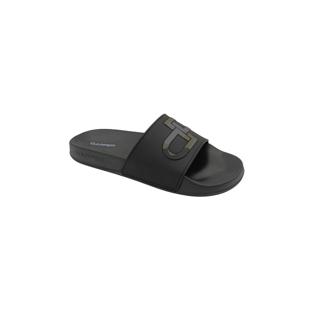 DAPPER รองเท้าแตะ DP Icon Camo Embossed Pool Slide Sandals สีดำ (HSP/BK/1678SL3)
