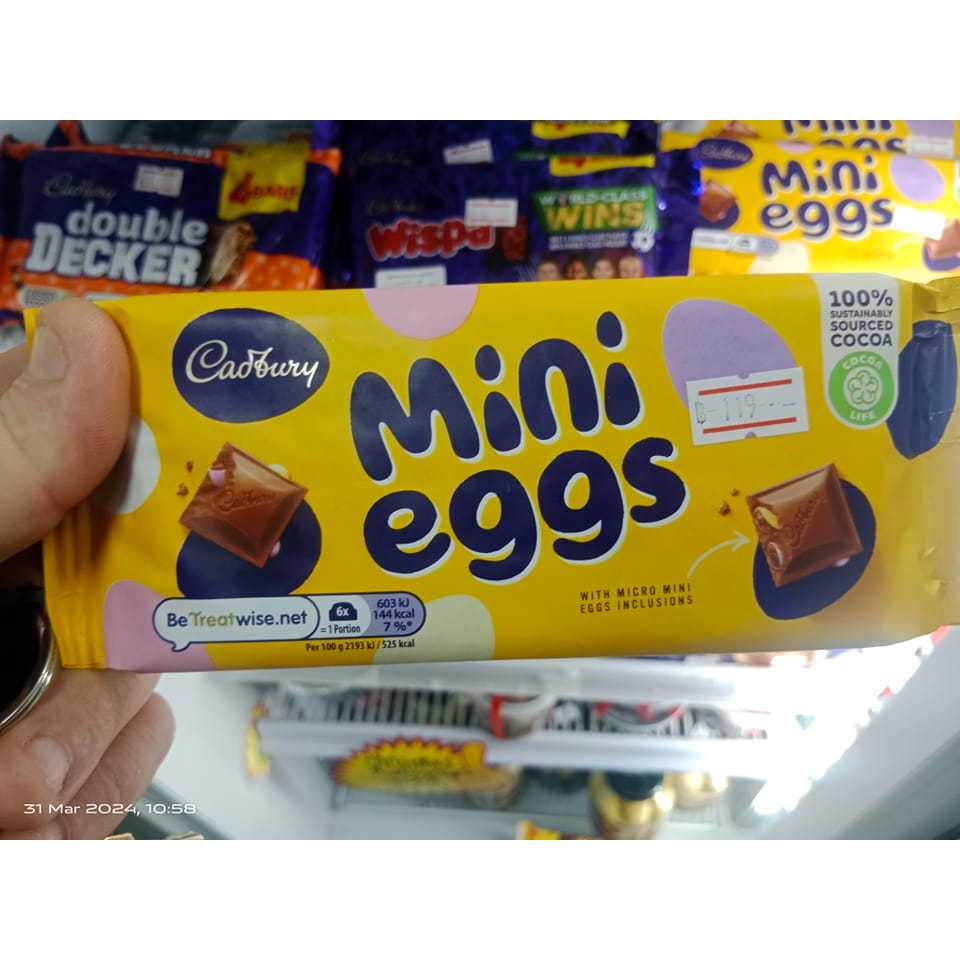 CADBURY Mini Eggs Bar EASTER GIFT 110g