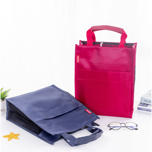 จัดส่งรวดเร็ว กระเป๋าขนาดA4 หลายชั้น สําหรับใส่โน้ตบุ๊ก เอกสาร เหมาะกับผู้ชาย และผู้หญิง นักเรียน - รูปที่ 2