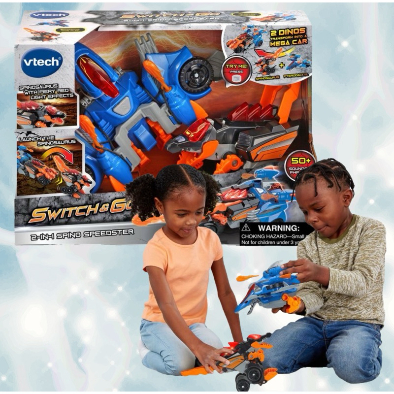 VTech Switch and Go 2-in-1 Spino Speedster - English Edition