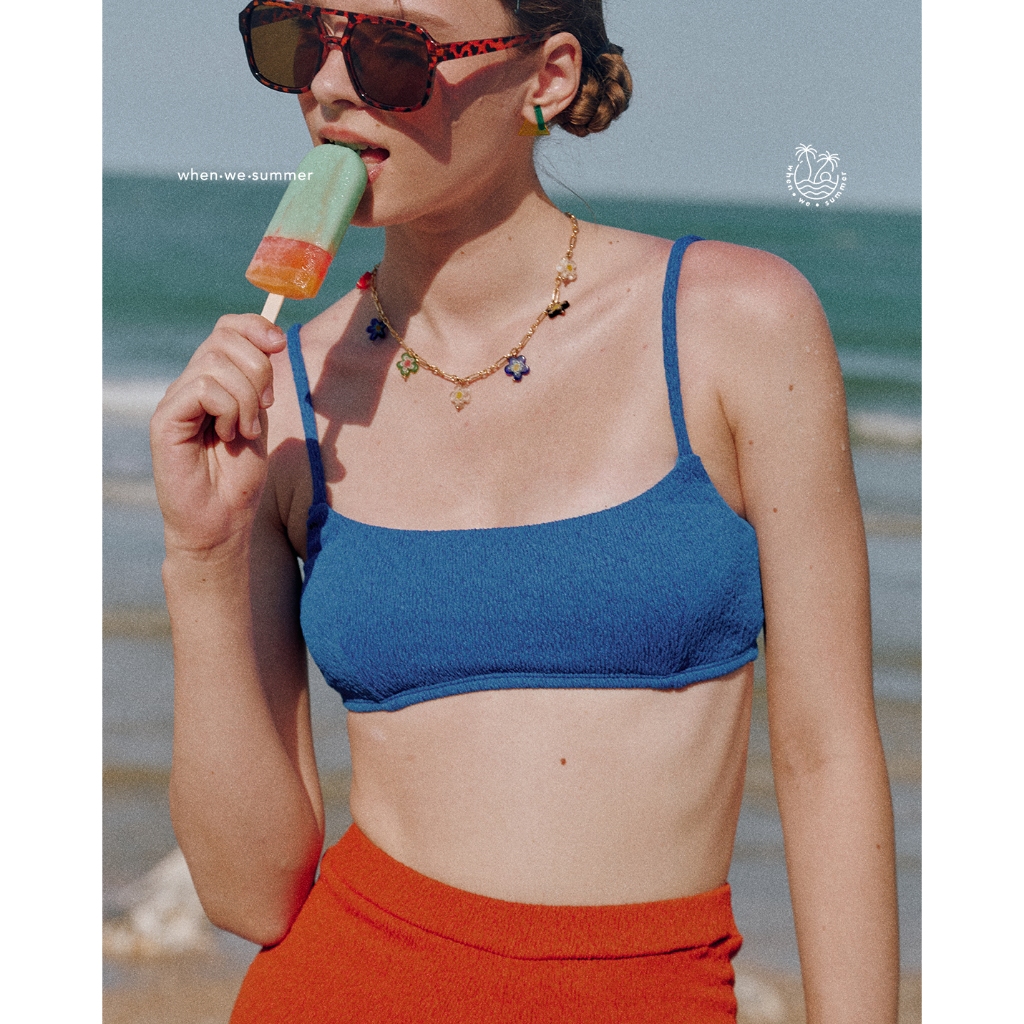 when.we.summer - Fiji Bra ทรงสวย ช่วงสายสามารถปรับระดับได้ มีทั้งหมด 5 สี  (-เฉพาะตัวบรา-)