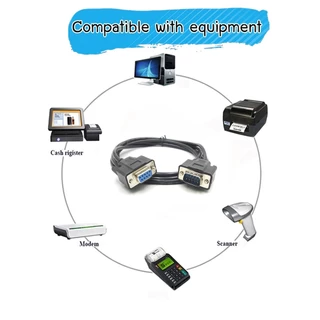 สาย DB9 rs232 9pin สายต่อตรง ผู้-เมีย (Male-Female) ยาว 1.5 / 3 เมตร