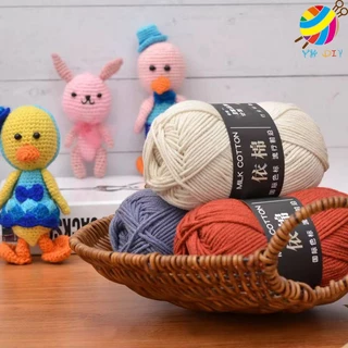 ไหมพรม 4ply น้ำหนัก50กรัม 🎨มีสีให้เลือกถึง 60 สี📌