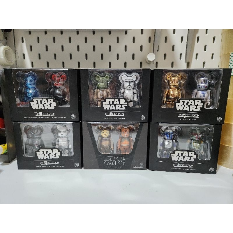 แท้💯✳️BE@RBRICK STAR WARS 100% 2PACK