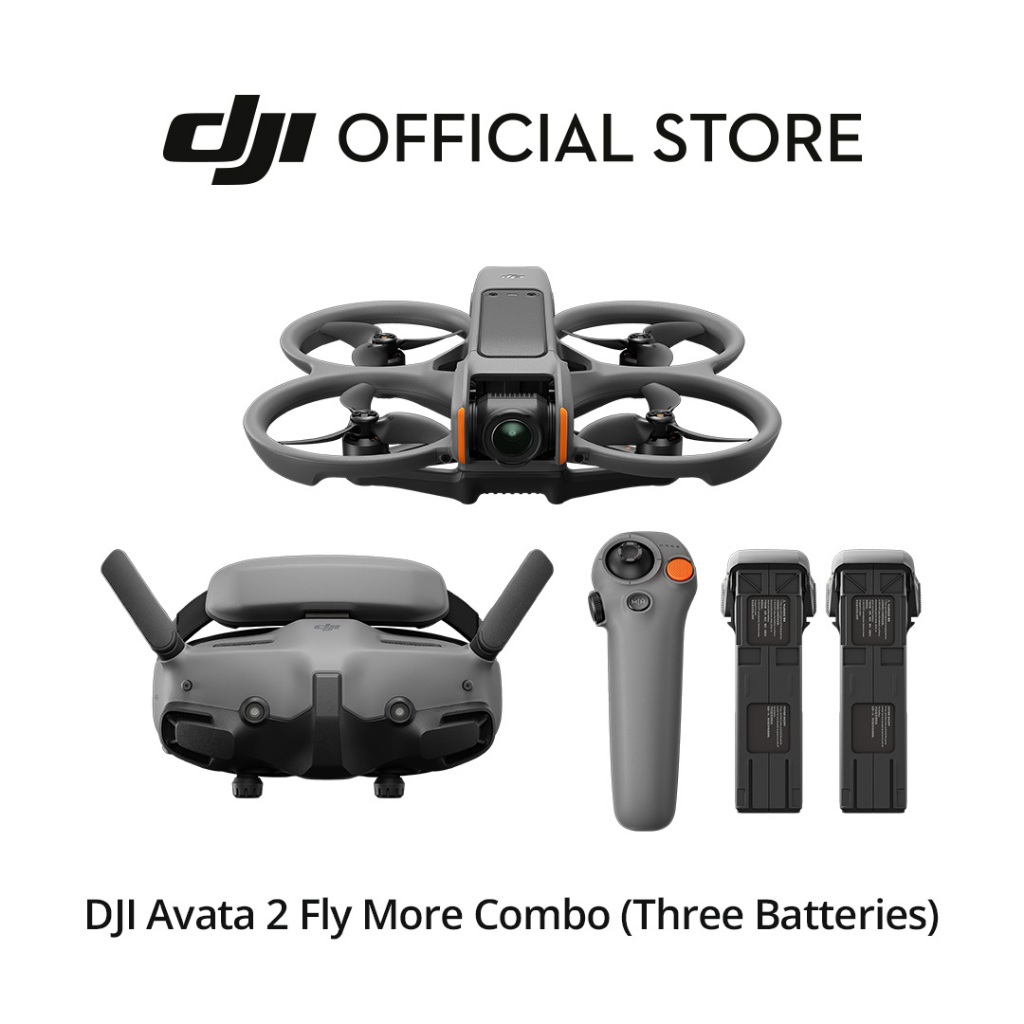 DJI Avata 2 - Camera Drone | โดรนขนาดกะทัดรัด | 1/1.3″ CMOS 4K/60fps | มีกิมบอล | พร้อมใบพัดในตัว