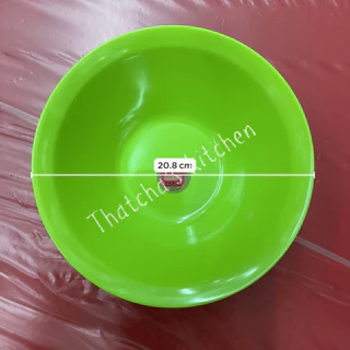 ชามขอบตั้ง ขนาด 8.25 นิ้ว เนื้อเมลามีน สีดำ/เขียว/ส้ม ตรา shabu fancy ( บรรจุ 6 ใบ )