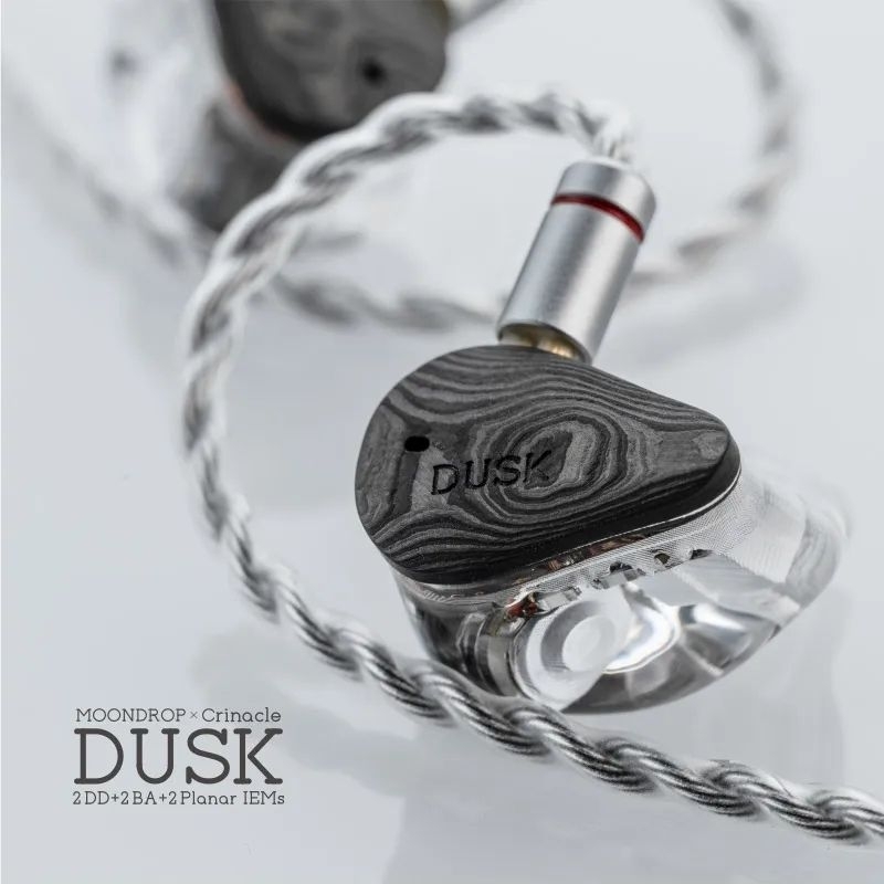 (พร้อมส่ง) Moondrop X Crinacle DUSK 2DD+2BA+2Planar IEMs หูฟัง Hi-end 3.5mm Single-ended plug/USB-C