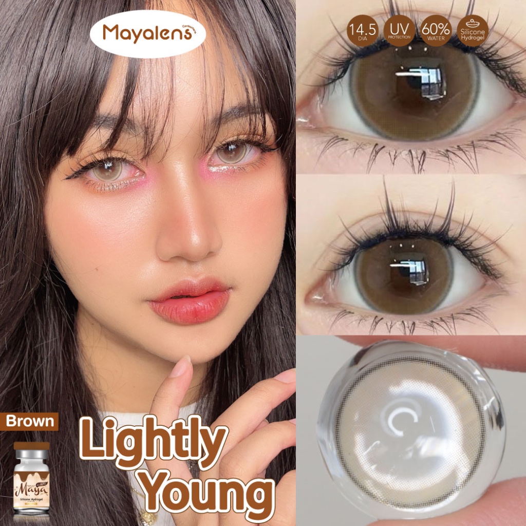 💋 Lightly Young สายตา0.00 ถึง -7.50 Maya Premium lens แบรนด์ที่ เก้า เลือกใช้