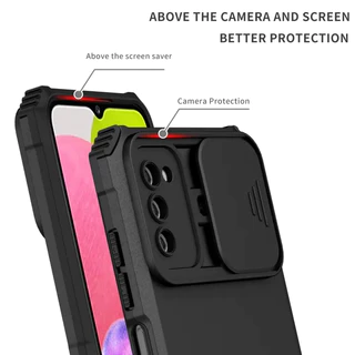 เคสกันกระแทก กันรอยกล้อง ตั้งได้ สำหรับ Samsung A57 A17 A56 A36 A26 A16 A06 A55 A35 A25 A15 A05S A54 A34 A24 A14 A53 A73