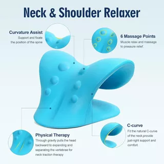 Neck หมอนนวดคอ ไหล่ คอ อุปกรณ์แรงดึง หมอนนวด สําหรับบรรเทาอาการปวด ร่างกาย คอ