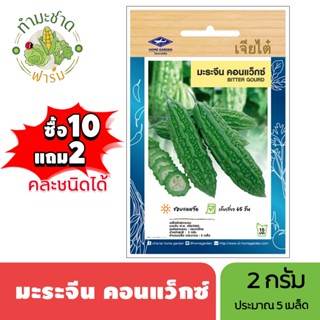 เจียไต๋ (ซื้อ10แถม2) เมล็ดพันธุ์ มะระจีนคอนแว็กซ์ ขนาด2กรัม …