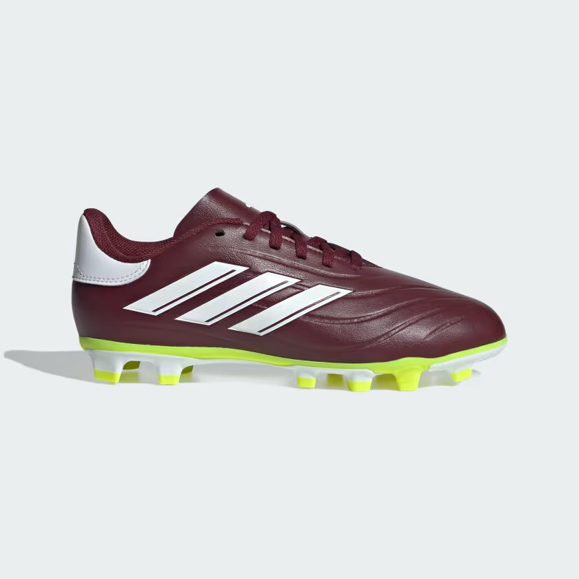 Adidas รองเท้าฟุตบอลเด็ก / สตั๊ด Copa Pure 2 Club Fx | Shadow Red / Cloud White / Team Solar Yellow 2 ( IG1102 )